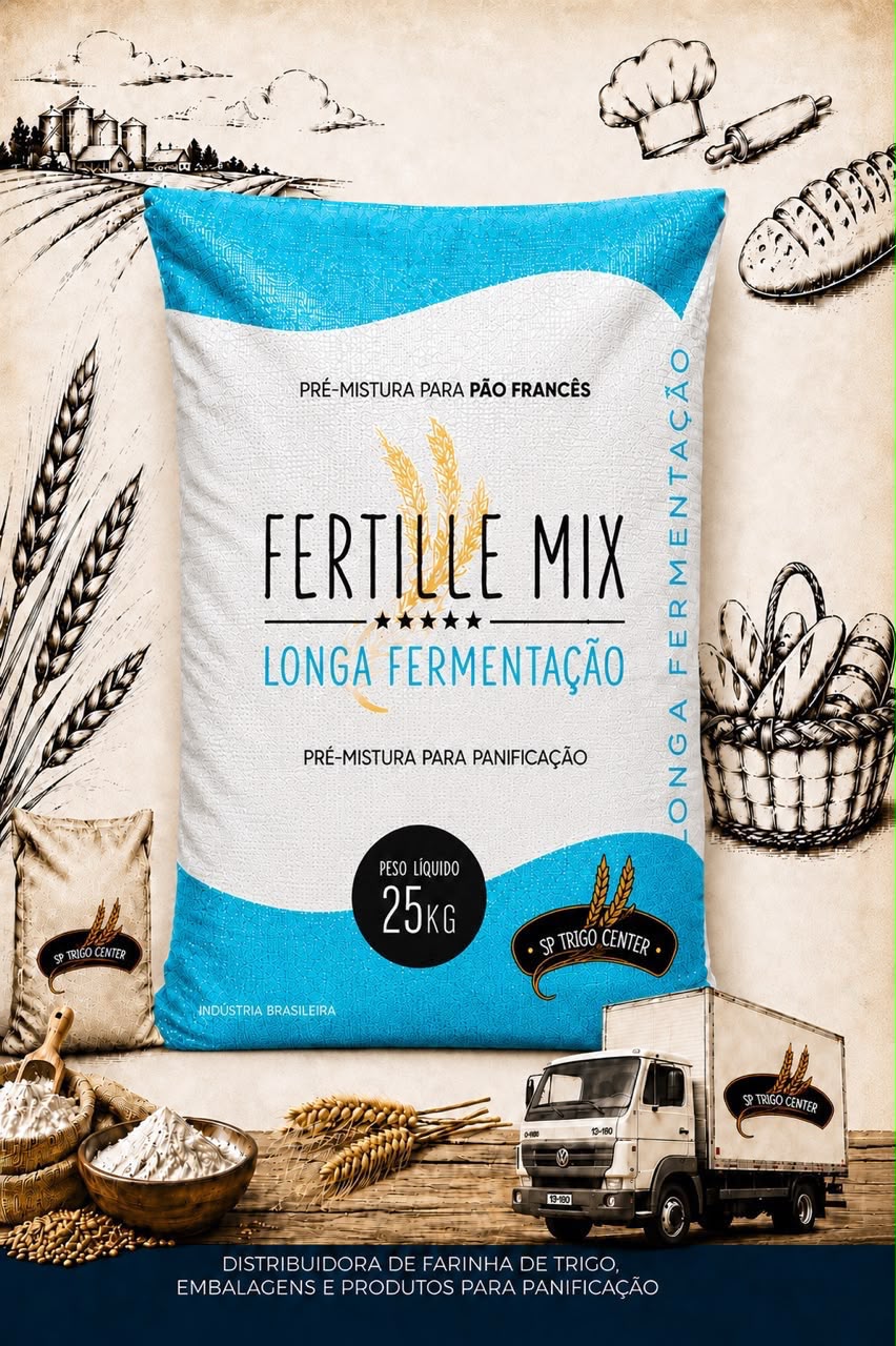 Embalagem Fertille Mix Longa Fermentação 25kg