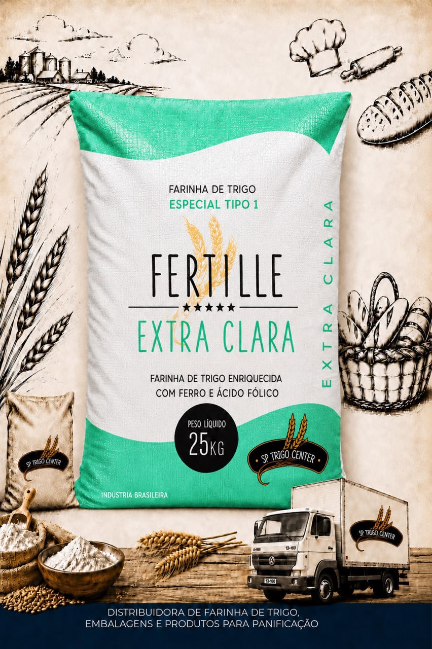 Embalagem Fertille Extra Clara 25kg